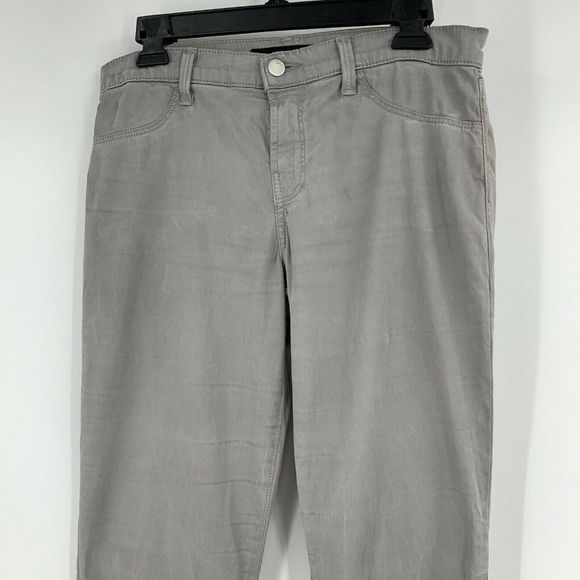 J Brand Sz 10/12 Curvey Jeans Sateen Lightweight Skinny Gray Mid Rise $185 - Picture 4 of 9